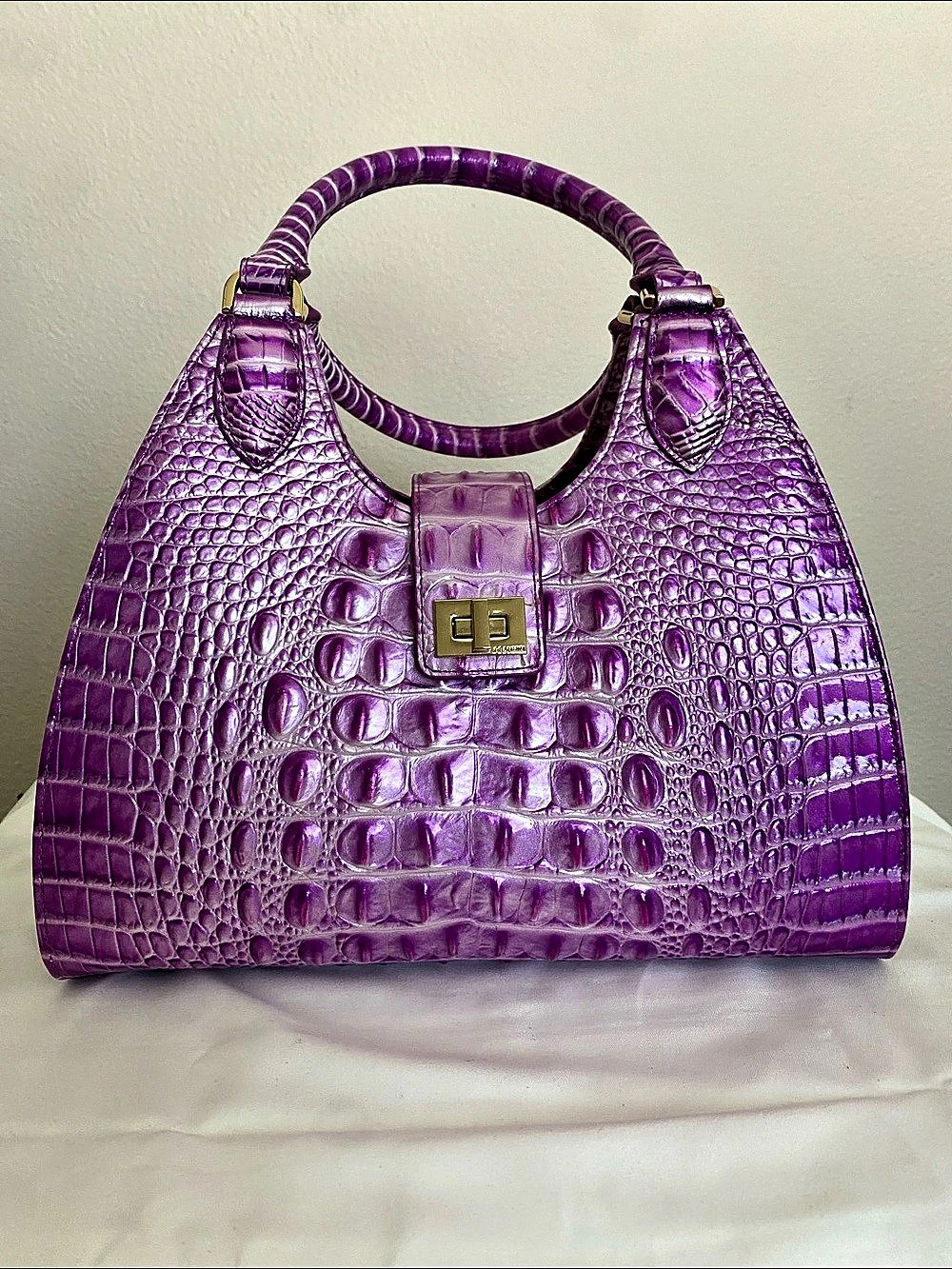 Brahmin Adrian Lilac Essence handbag